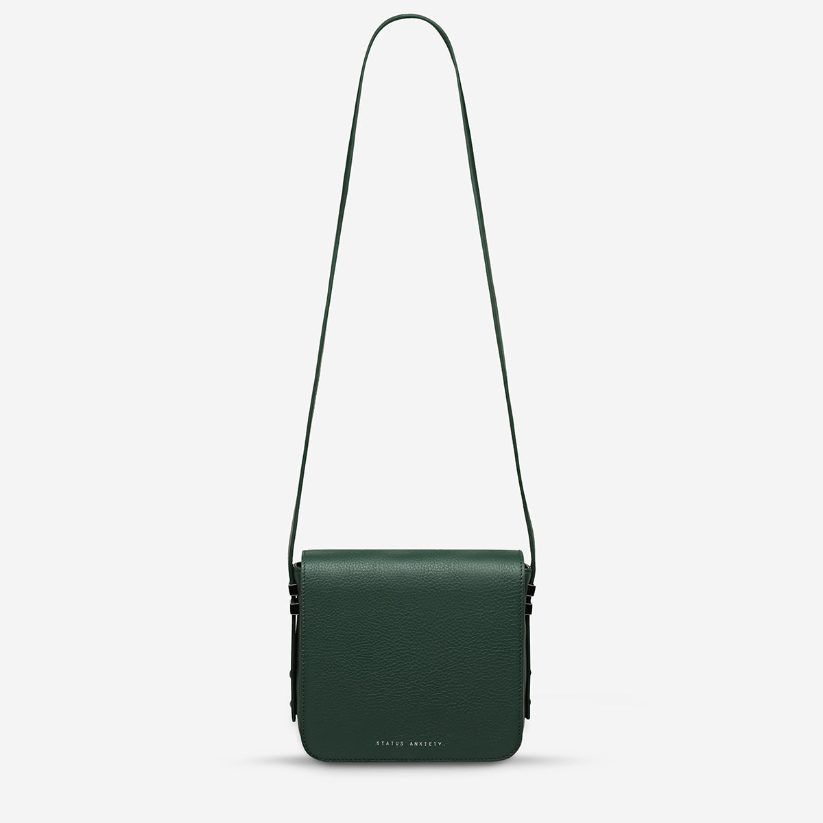 Green hot sale leather purse